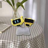 Maxbell Plush Toy Cute Soft Plush Movie Doll for Room Decor Collection Ages 3 and up Yellow Grey