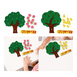 Maxbell Math Game Tree Board Pairing Cognitive Door Wall Decoration Numbers Counting Peach Tree