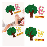 Maxbell Math Game Tree Board Pairing Cognitive Door Wall Decoration Numbers Counting Peach Tree