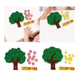 Maxbell Math Game Tree Board Pairing Cognitive Door Wall Decoration Numbers Counting Peach Tree