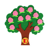 Maxbell Math Game Tree Board Pairing Cognitive Door Wall Decoration Numbers Counting Peach Tree