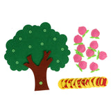 Maxbell Math Game Tree Board Pairing Cognitive Door Wall Decoration Numbers Counting Peach Tree