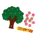 Maxbell Math Game Tree Board Pairing Cognitive Door Wall Decoration Numbers Counting Peach Tree