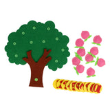 Maxbell Math Game Tree Board Pairing Cognitive Door Wall Decoration Numbers Counting Peach Tree