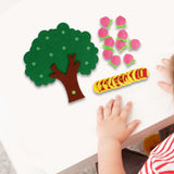 Maxbell Math Game Tree Board Pairing Cognitive Door Wall Decoration Numbers Counting Peach Tree