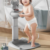 Maxbell Baby Bath Stand with Anti Slip Base with Smooth Handles for Tub Infants Kids Gray