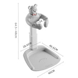 Maxbell Baby Bath Stand with Anti Slip Base with Smooth Handles for Tub Infants Kids Gray