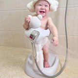 Maxbell Baby Bath Stand with Anti Slip Base with Smooth Handles for Tub Infants Kids Gray