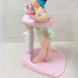 Maxbell Baby Bath Stand with Anti Slip Base with Smooth Handles for Tub Infants Kids Pink