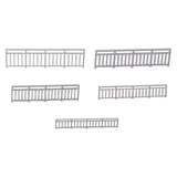 Maxbell Dollhouse Mini Guardrail Railing Model for Kids DIY Fairy Garden Accessories 9.1x2.2cm