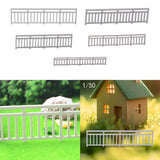 Maxbell Dollhouse Mini Guardrail Railing Model for Kids DIY Fairy Garden Accessories 9.1x2.2cm