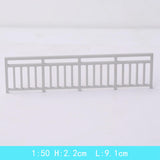 Maxbell Dollhouse Mini Guardrail Railing Model for Kids DIY Fairy Garden Accessories 9.1x2.2cm