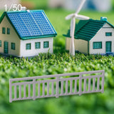 Maxbell Dollhouse Mini Guardrail Railing Model for Kids DIY Fairy Garden Accessories 6.1x1.6cm