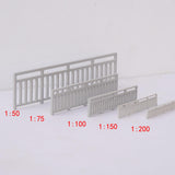 Maxbell Dollhouse Mini Guardrail Railing Model for Kids DIY Fairy Garden Accessories 4.5x1.1cm