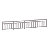 Maxbell Dollhouse Mini Guardrail Railing Model for Kids DIY Fairy Garden Accessories 4x0.7cm
