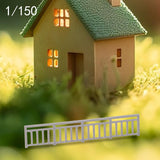 Maxbell Dollhouse Mini Guardrail Railing Model for Kids DIY Fairy Garden Accessories 4x0.7cm