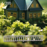 Maxbell Dollhouse Mini Guardrail Railing Model for Kids DIY Fairy Garden Accessories 3.6x0.5cm