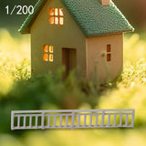 Maxbell Dollhouse Mini Guardrail Railing Model for Kids DIY Fairy Garden Accessories 3.6x0.5cm