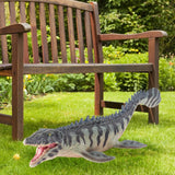Maxbell Dinosaur Toy Decoration Educational Toy Realistic for Cabinet Home Bookshelf Grey Yellow