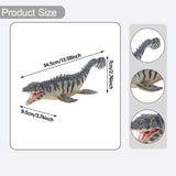 Maxbell Dinosaur Toy Decoration Educational Toy Realistic for Cabinet Home Bookshelf Grey Yellow