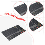 Maxbell Rollable Photography Backdrop Anti Slip Showcase Layout 1/64 Parking Lot Mat