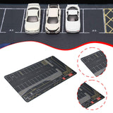 Maxbell Rollable Photography Backdrop Anti Slip Showcase Layout 1/64 Parking Lot Mat