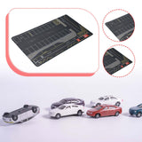 Maxbell Rollable Photography Backdrop Anti Slip Showcase Layout 1/64 Parking Lot Mat