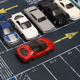 Maxbell Mini Car Garage Scene Mat Layout Non Slip Desktop 1/64 Parking Lot Mouse Pad