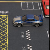 Maxbell Mini Car Garage Scene Mat Layout Non Slip Desktop 1/64 Parking Lot Mouse Pad