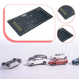 Maxbell Mini Car Garage Scene Mat Layout Non Slip Desktop 1/64 Parking Lot Mouse Pad