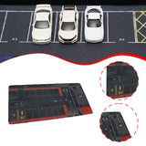 Maxbell 1/64 Scale Parking Lot Mouse Pad Desktop Nonslip Layout Garage Toy Mouse Pad