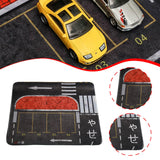 Maxbell 1/64 Scale Parking Lot Mouse Pad Nonslip Mini Diecast Car Garage 30 Cmx25 cm