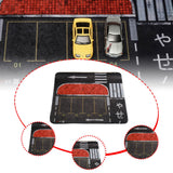 Maxbell 1/64 Scale Parking Lot Mouse Pad Nonslip Mini Diecast Car Garage 30 Cmx25 cm