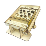 Maxbell Miniature Pinball Machine Handmade Assembly Interactive DIY 3D Wooden Puzzle
