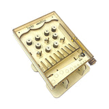 Maxbell Miniature Pinball Machine Handmade Assembly Interactive DIY 3D Wooden Puzzle