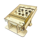 Maxbell Miniature Pinball Machine Handmade Assembly Interactive DIY 3D Wooden Puzzle