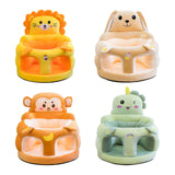 Maxbell Infants Support Chair Learning Sitting Cartoon Infant Sofa for Birthday Gift lion