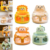 Maxbell Infants Support Chair Learning Sitting Cartoon Infant Sofa for Birthday Gift lion