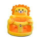 Maxbell Infants Support Chair Learning Sitting Cartoon Infant Sofa for Birthday Gift lion