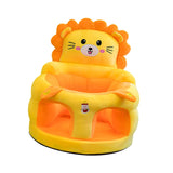 Maxbell Infants Support Chair Learning Sitting Cartoon Infant Sofa for Birthday Gift lion