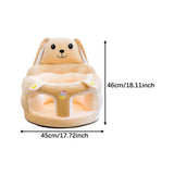 Maxbell Infants Support Chair Learning Sitting Cartoon Infant Sofa for Birthday Gift dog