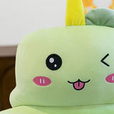 Maxbell Infants Support Chair Learning Sitting Cartoon Infant Sofa for Birthday Gift Dinosaur