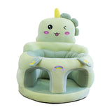 Maxbell Infants Support Chair Learning Sitting Cartoon Infant Sofa for Birthday Gift Dinosaur
