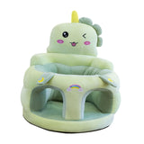 Maxbell Infants Support Chair Learning Sitting Cartoon Infant Sofa for Birthday Gift Dinosaur