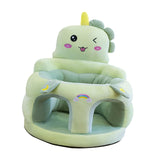 Maxbell Infants Support Chair Learning Sitting Cartoon Infant Sofa for Birthday Gift Dinosaur