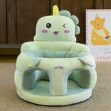 Maxbell Infants Support Chair Learning Sitting Cartoon Infant Sofa for Birthday Gift Dinosaur