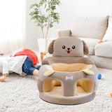 Maxbell Infants Support Chair Learning to Sit Versatile Cartoon for Girls Boys for Gift brown