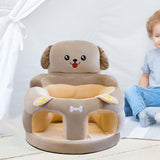 Maxbell Infants Support Chair Learning to Sit Versatile Cartoon for Girls Boys for Gift brown