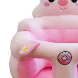 Maxbell Infants Support Chair Learning to Sit Versatile Cartoon for Girls Boys for Gift pink