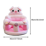 Maxbell Infants Support Chair Learning to Sit Versatile Cartoon for Girls Boys for Gift pink